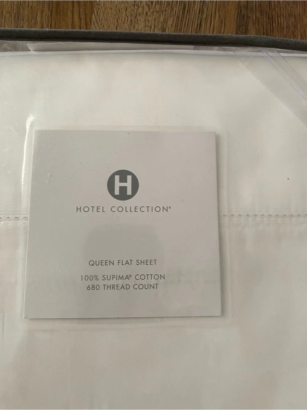 Hotel Collection 680 Thread Count 100% Supima Cotton Flat Sheet, Queen